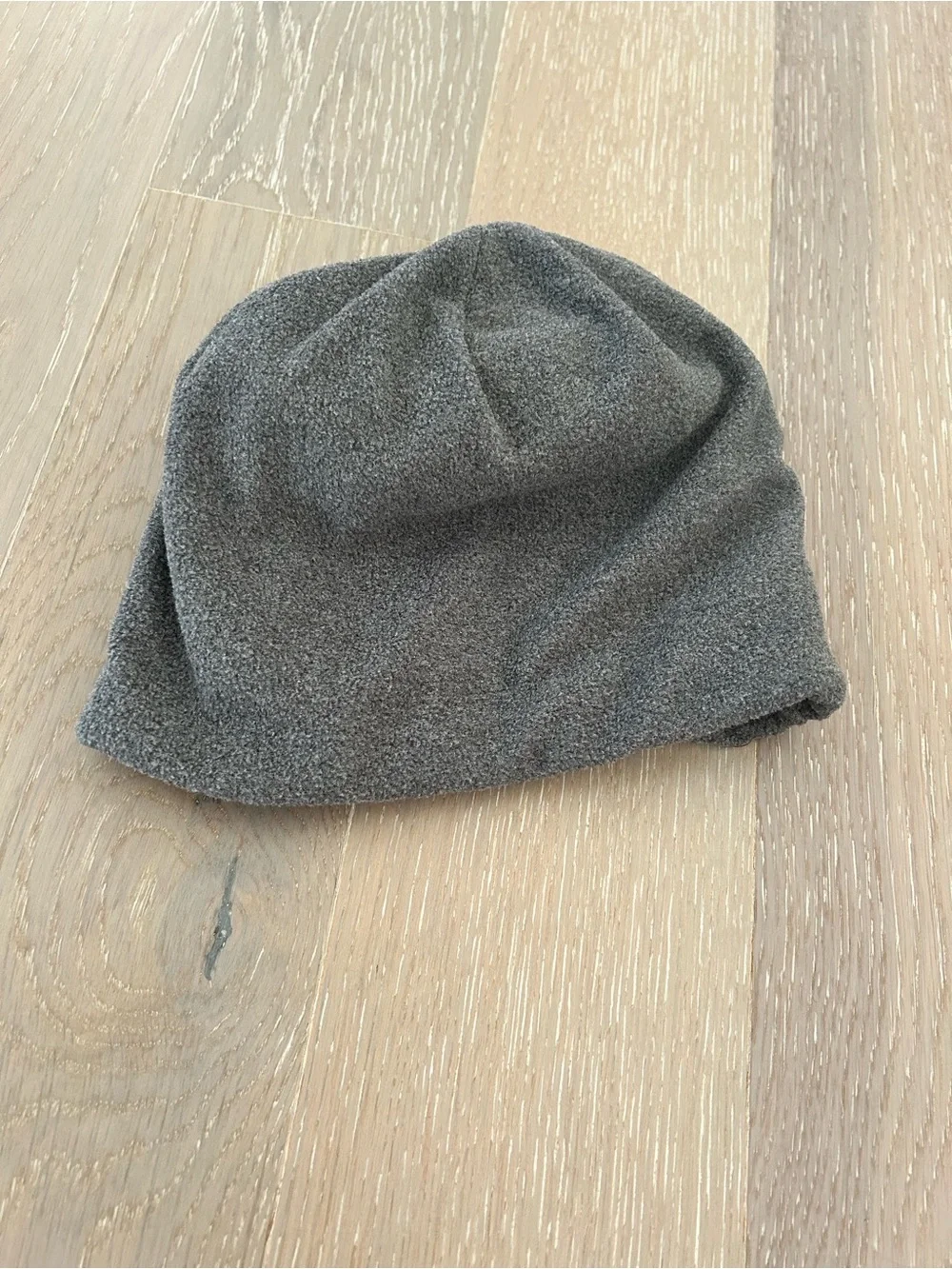 Detroit Red and Cream Knit Beanie with Team Wing Logo